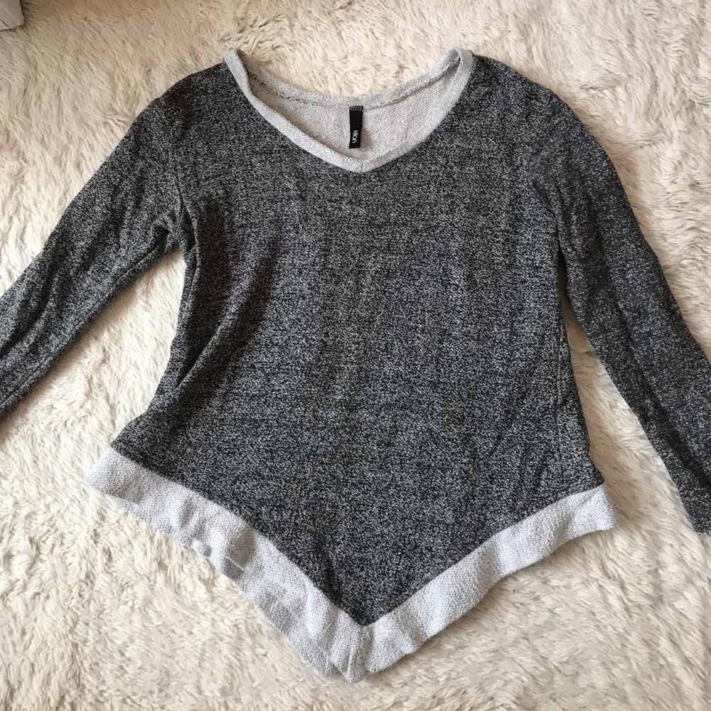 Elan Gray asymmetrical sweater